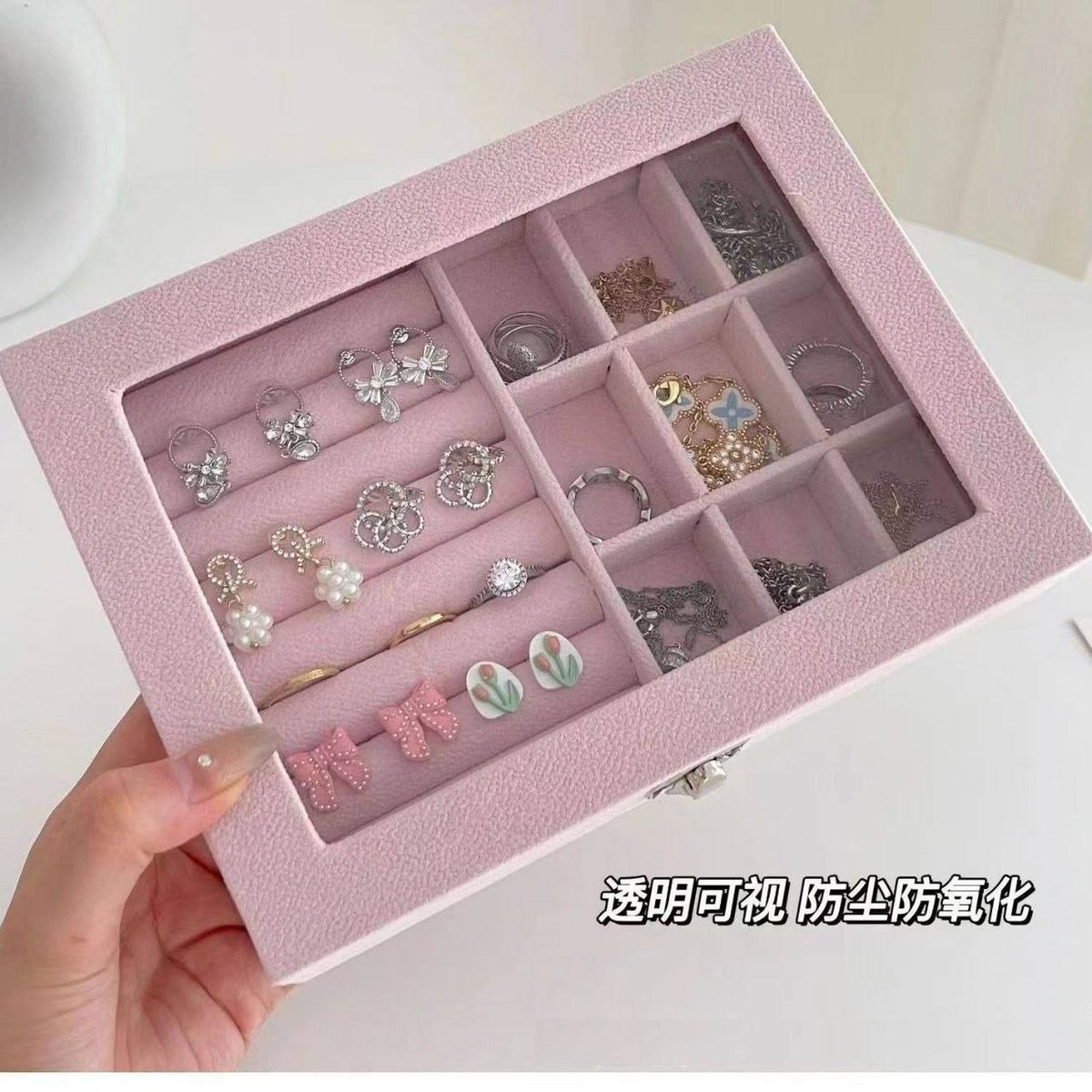 Box jewelry organizer