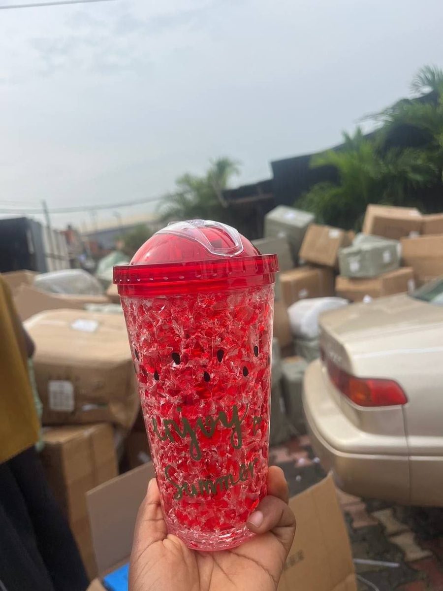Cute frosty cup