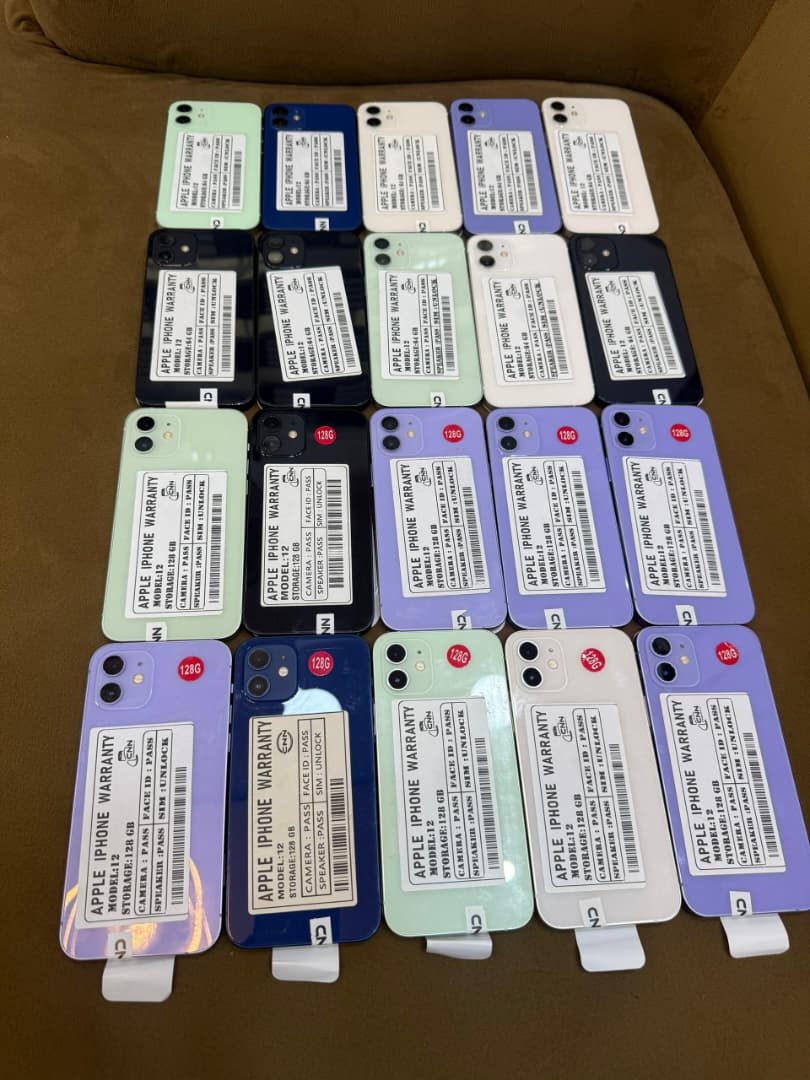 UK used iPhone 12 64gb and 128gb