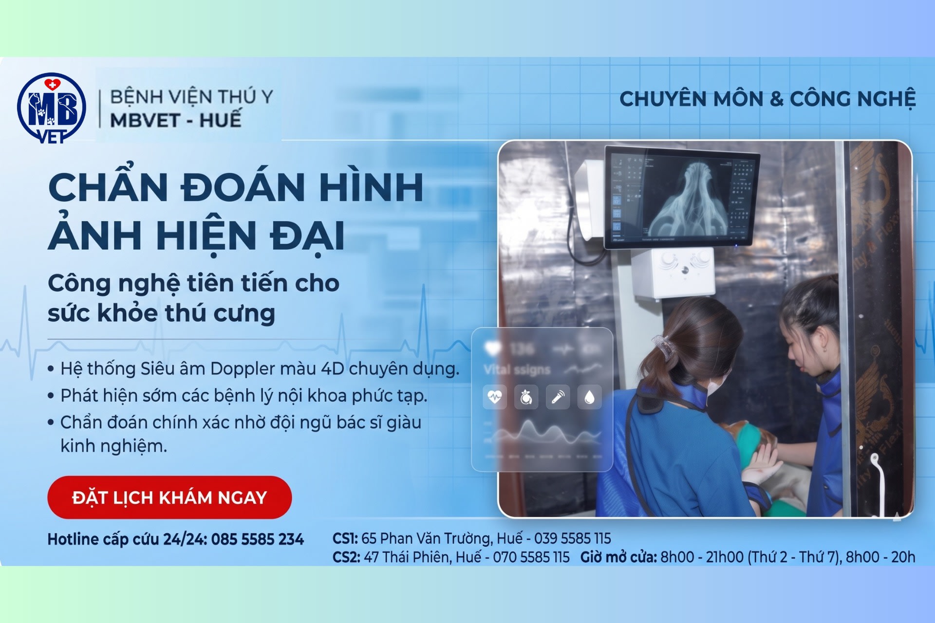Ảnh bìa của bài viết Máy X-Quang Cao Tần Thú Y: “Mắt Thần” Giúp Cấp Cứu Thú Cưng Trong Giờ Vàng