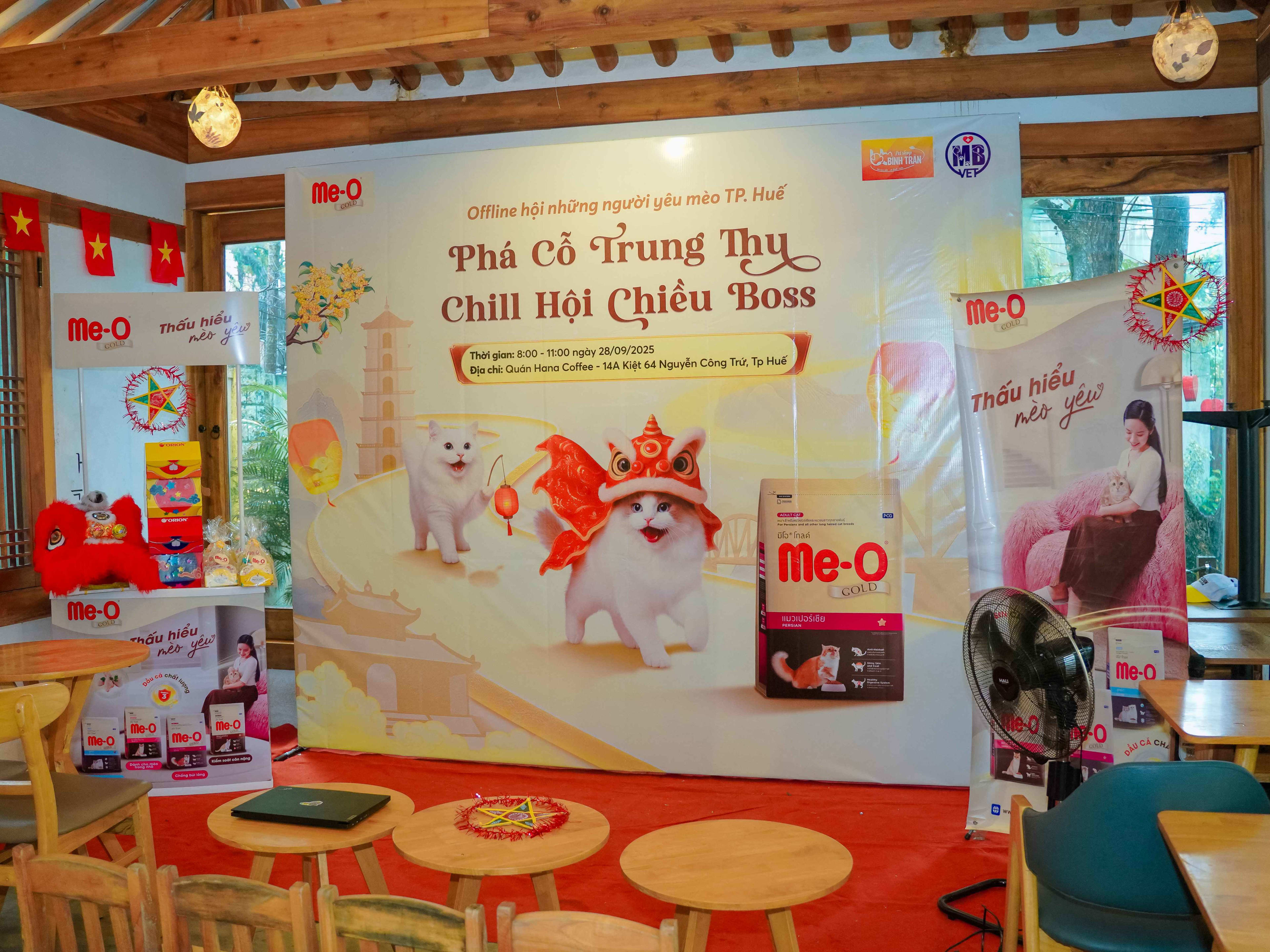 Thumbnail của Offline Trung Thu “Phá Cỗ Trung Thu – Chill Hội Chiều Boss” tại Huế: Check-in, Trò Chơi Vui Nhộn & Khám Da Lông Miễn Phí cho Boss