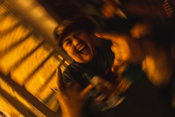 Giu Bonavina at Sarau da Versa in Araraquara