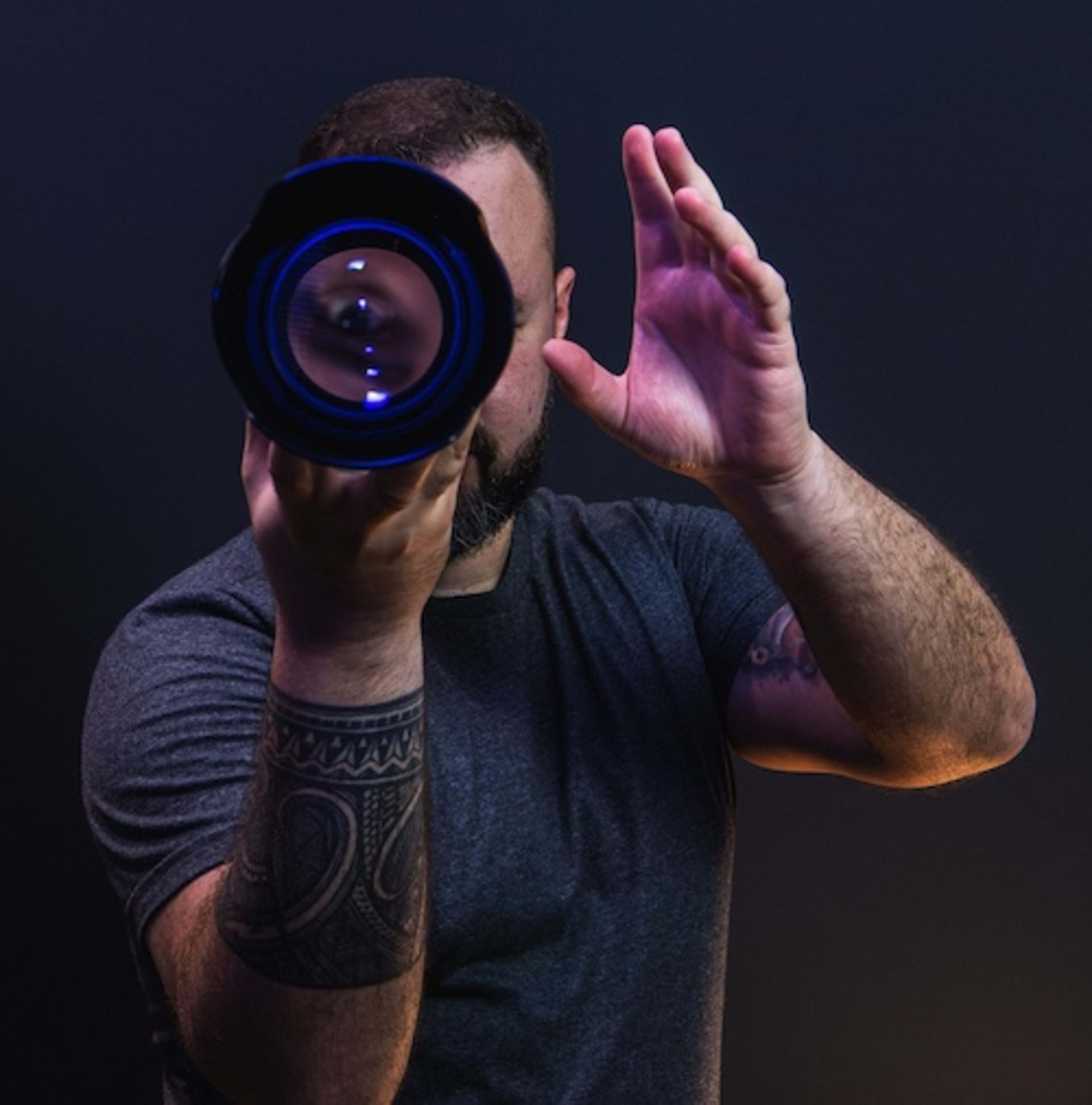 Autorretrato de Mateus Cavalcanti.
