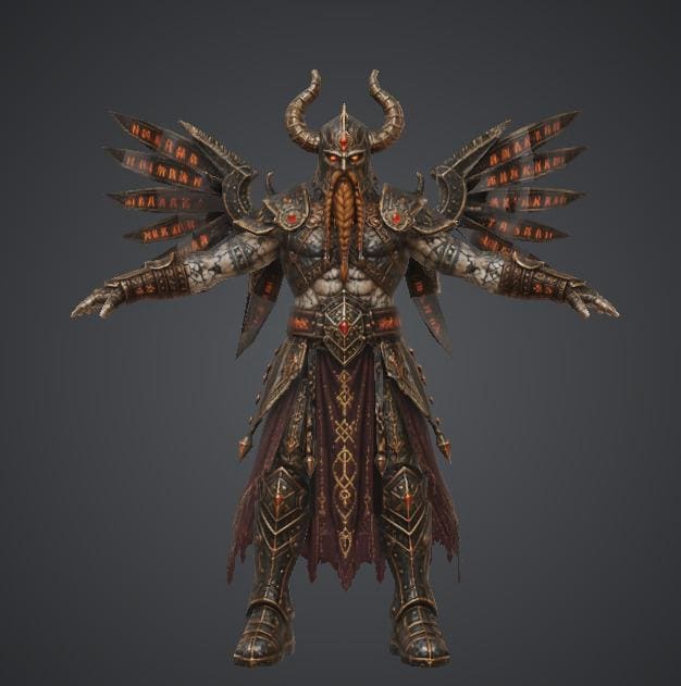 Character Art — Bone Warlord