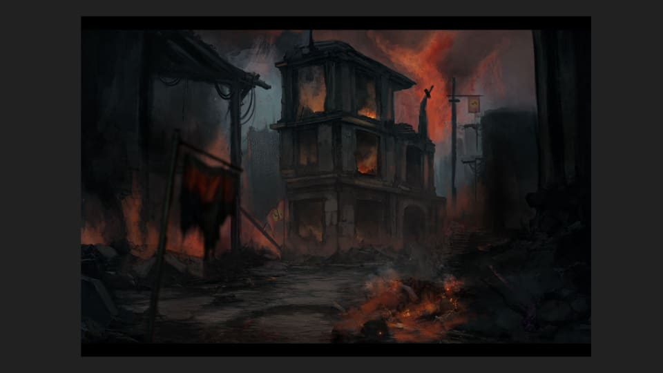 Environment Art — Burning Manor