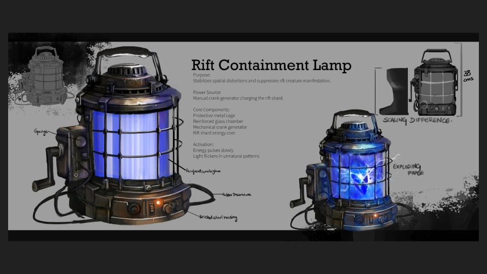 Prop Art — Rift Containment Lamp