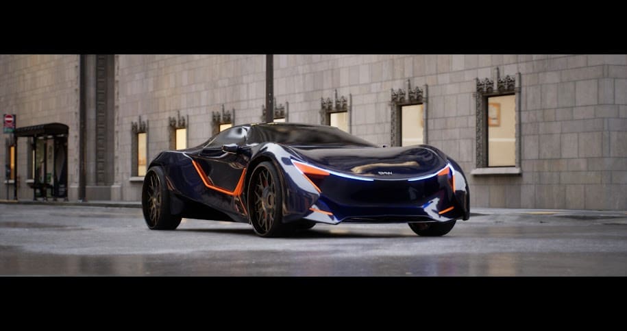 Vehicle Art — Midnight Hypercar