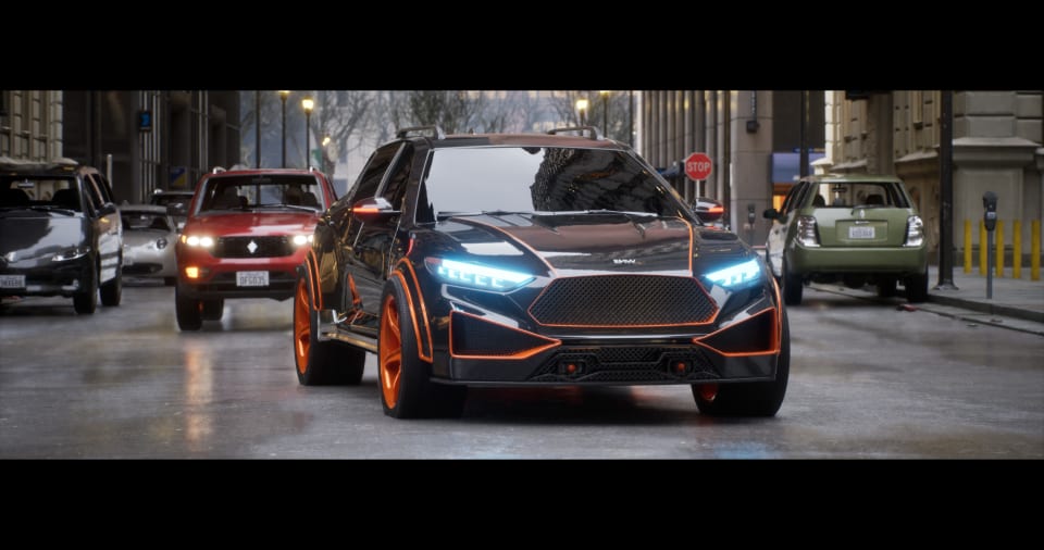Vehicle Art — Night Street Concept Car