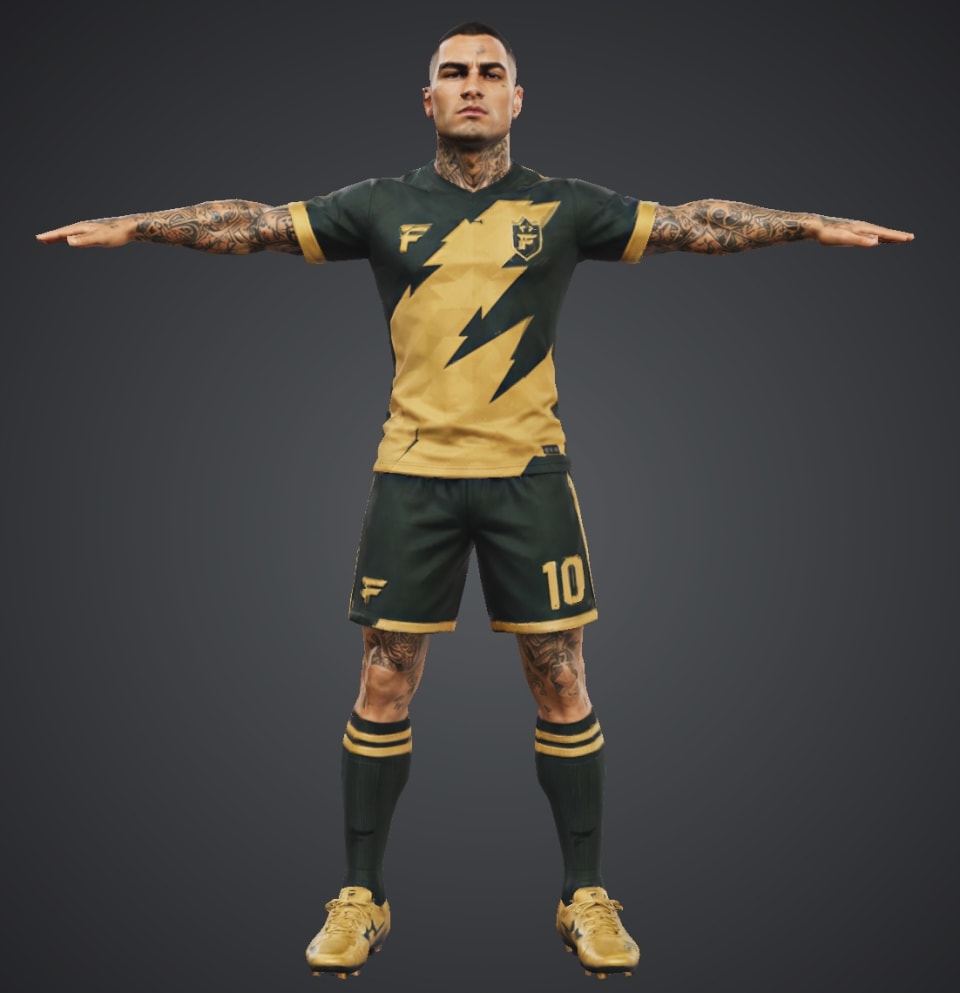 Sports Characters — Football Squad — Striker