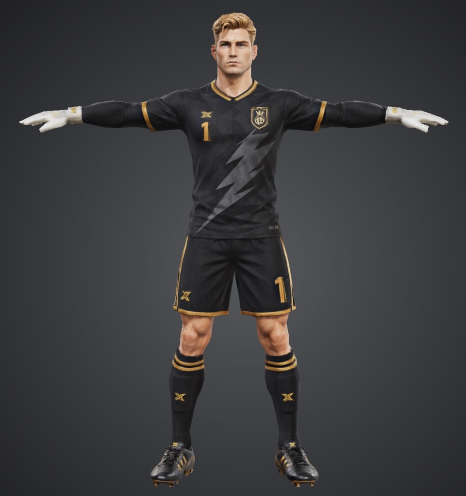 Sports Characters — Football Squad — Keeper