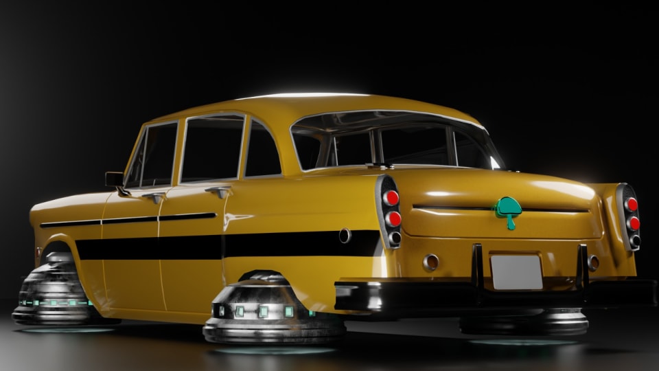 Vehicle Art — Checker Cab — Hero