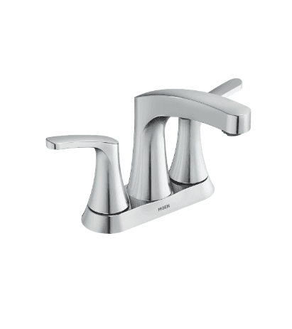 DANIKA 2.0 - Llave con acabado en cromo, arco alto y dos manerales para baño