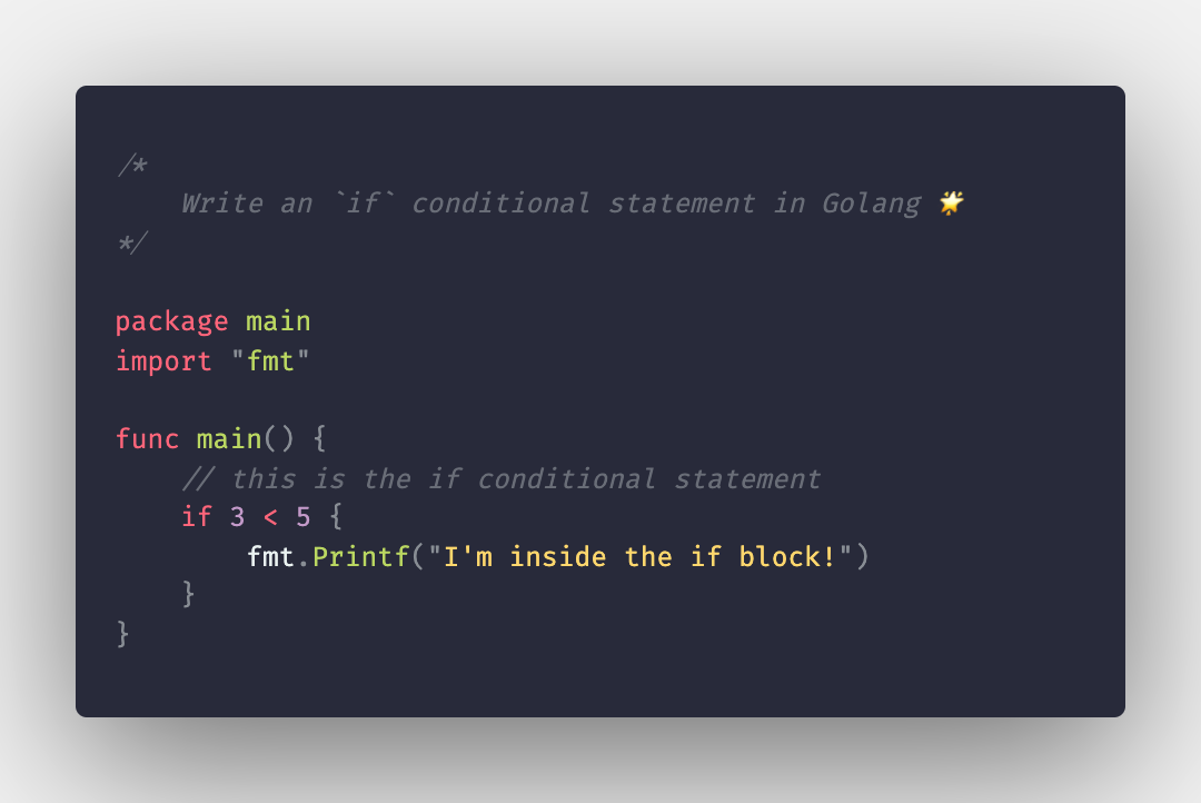 golang multiple assignment in if statement