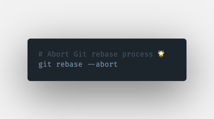 How to undo or abort a Git rebase process? | MELVIN GEORGE