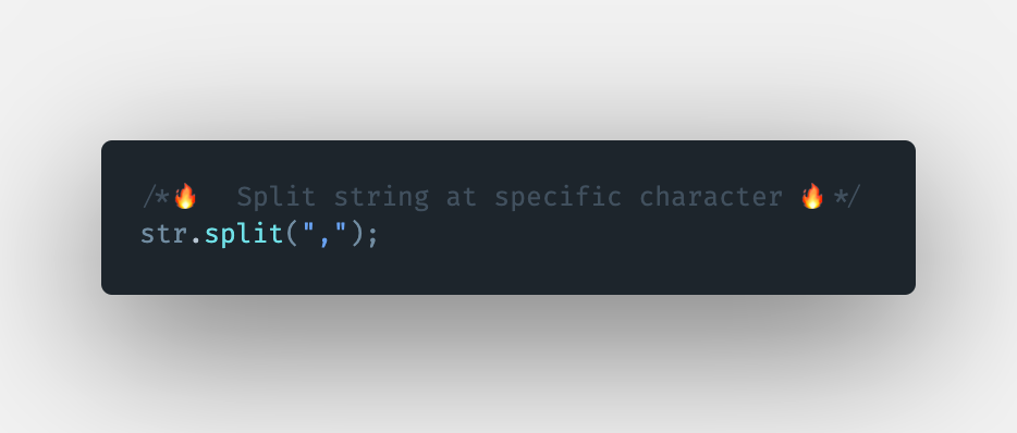 How To Split The String At A Specific Character In JavaScript MELVIN GEORGE