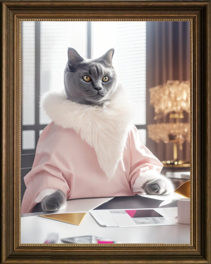 Illustration for AI vs. Artistry: Unraveling the Digital Tail of Pet Portraits