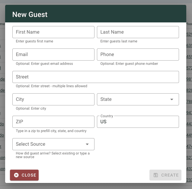 Add Guest