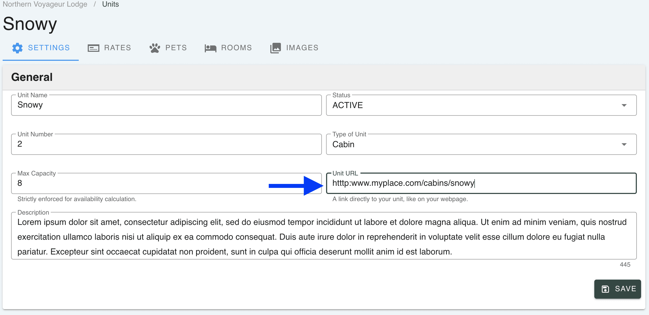 Redirect to Unit URL