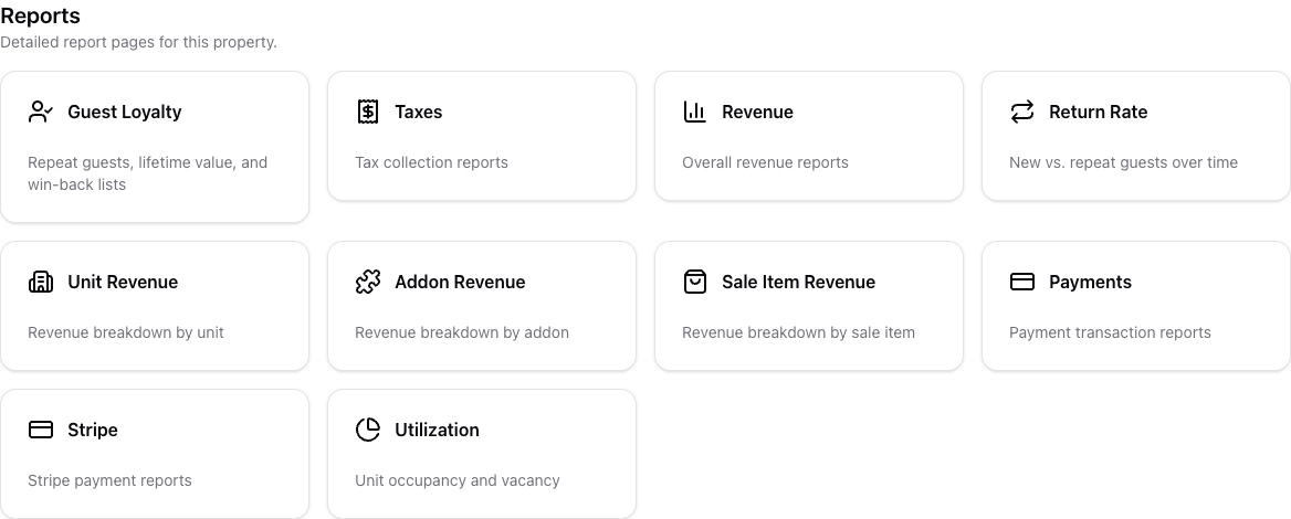 Report Pages
