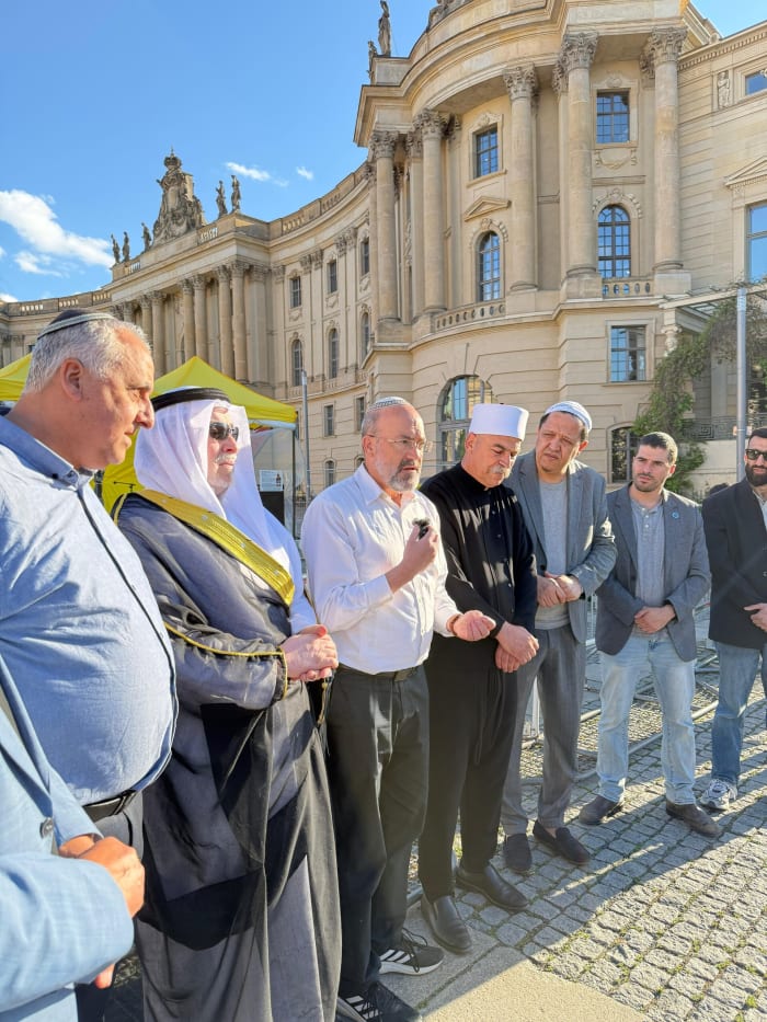 Interfaith delegation gathered together in Berlin