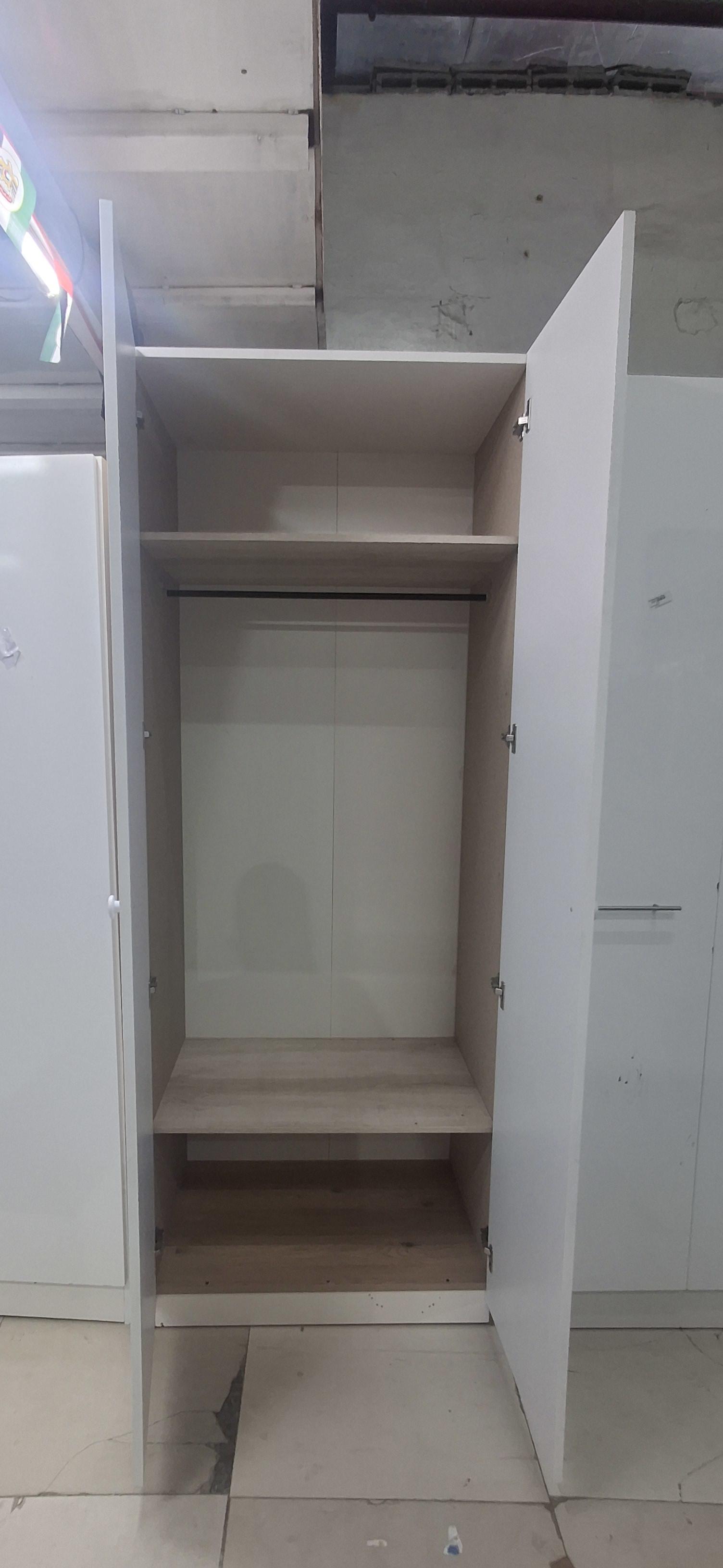 New Bufaisal Cupboard 2-Door White 3