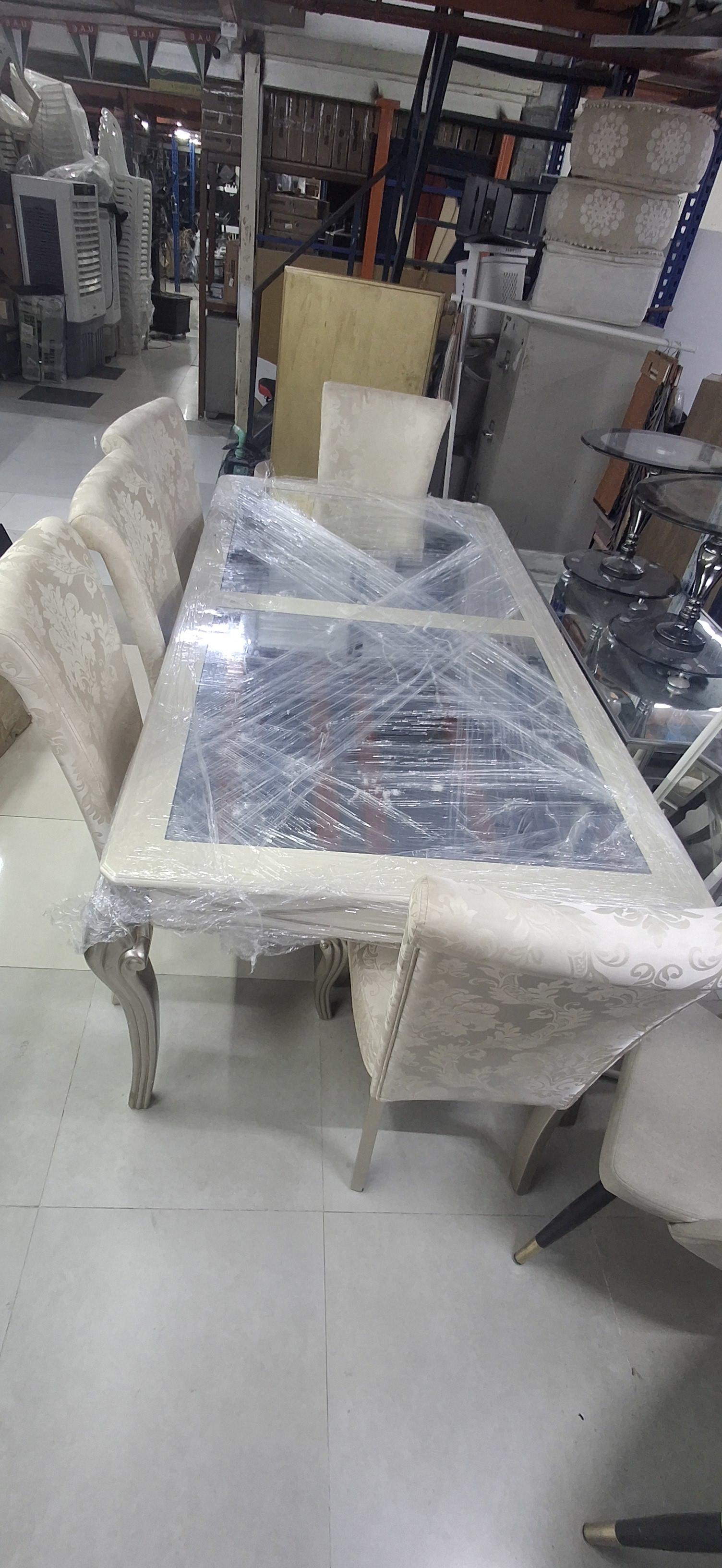 Used Dining Table Set with 4 Chairs