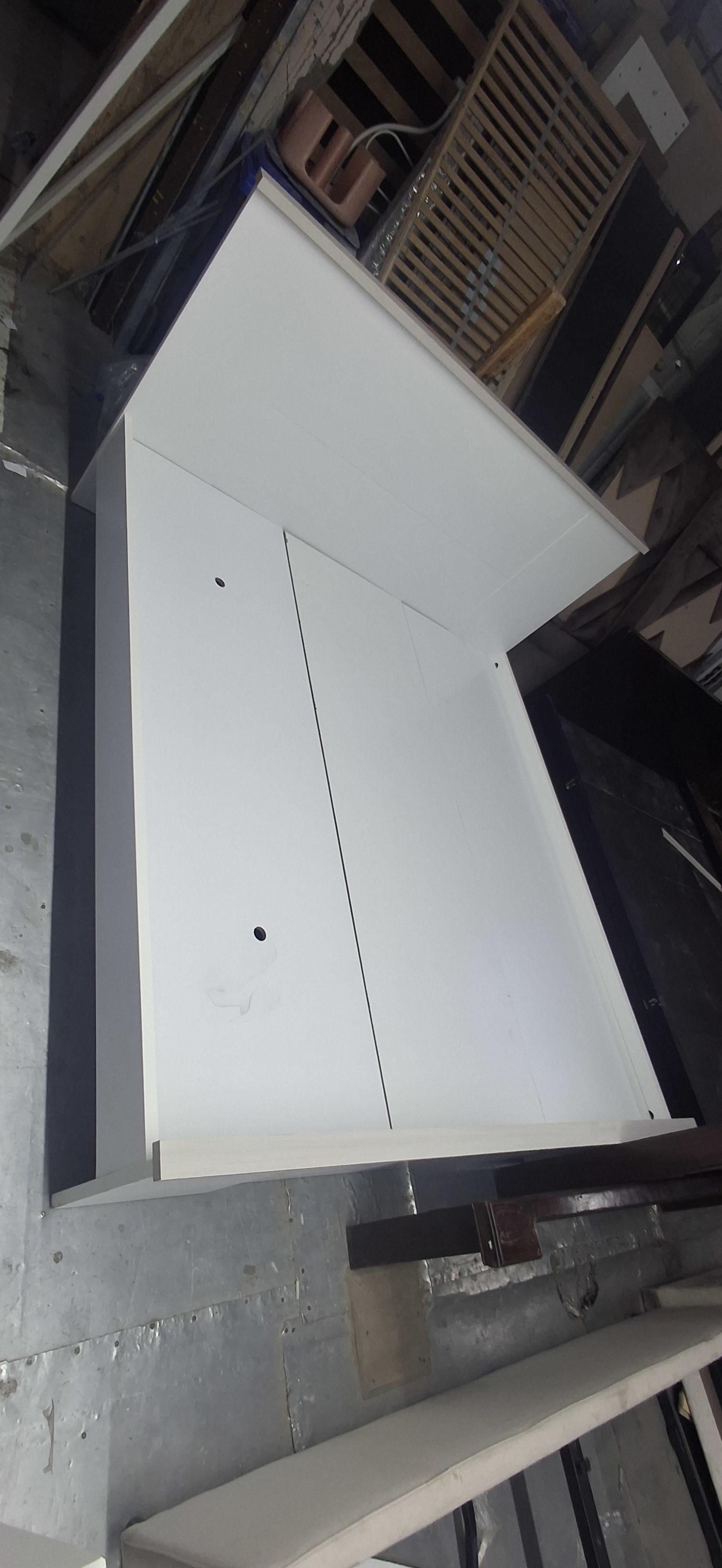 Used White Storage Bed Frame Queen