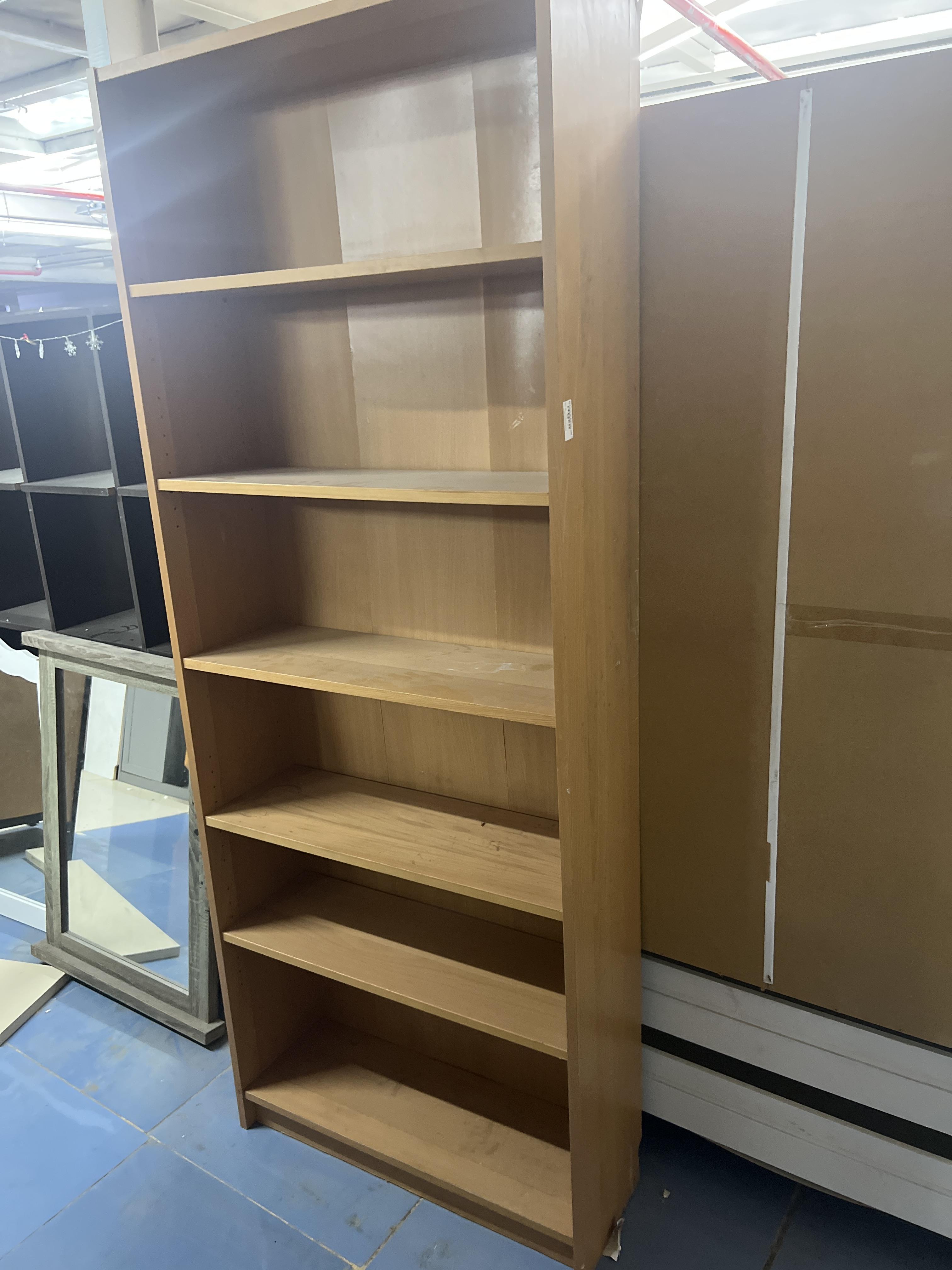 Used IKEA Bookshelf 5-Shelf Wood Storage