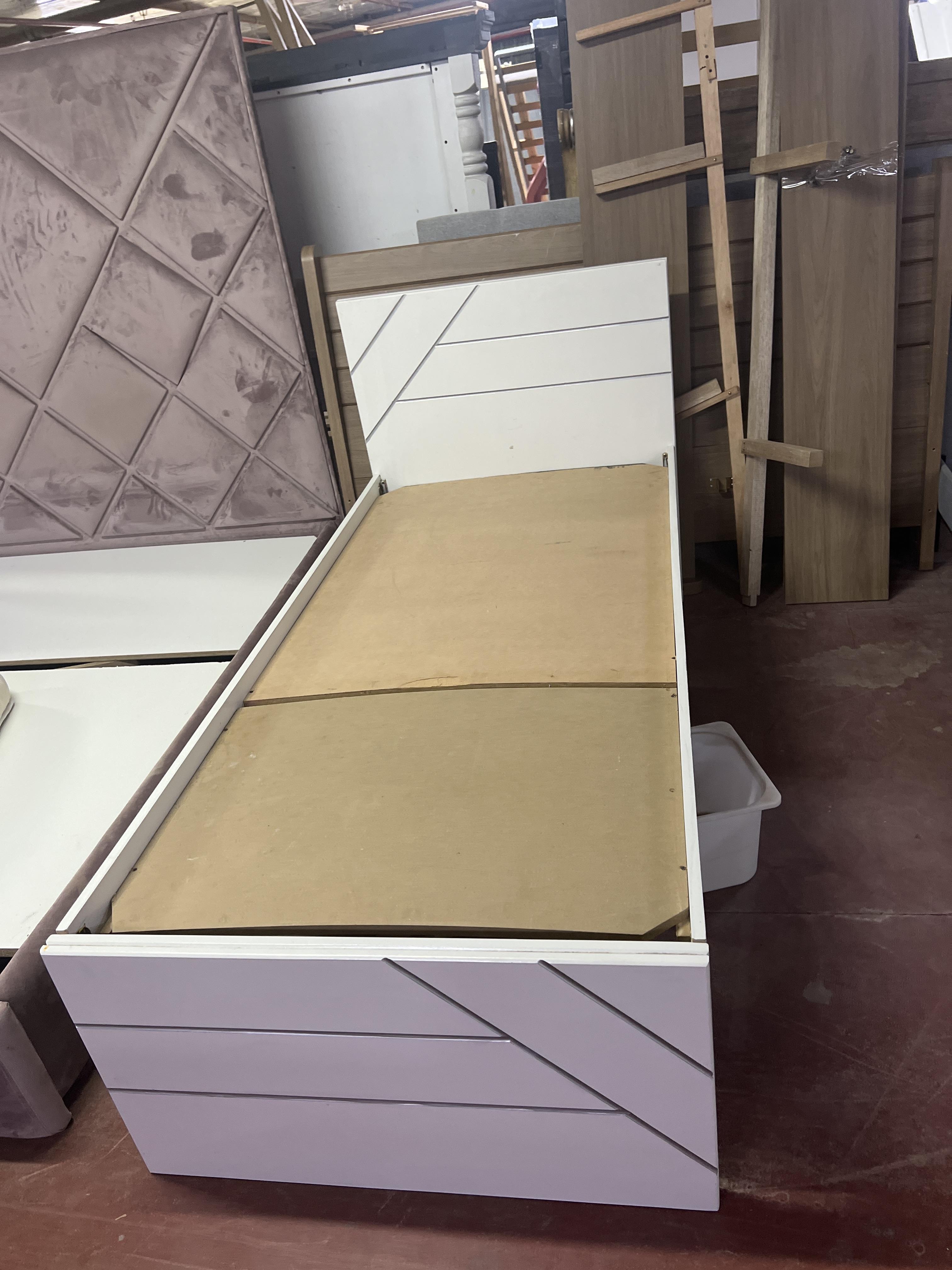 Used Home rs Single Bed Frame White