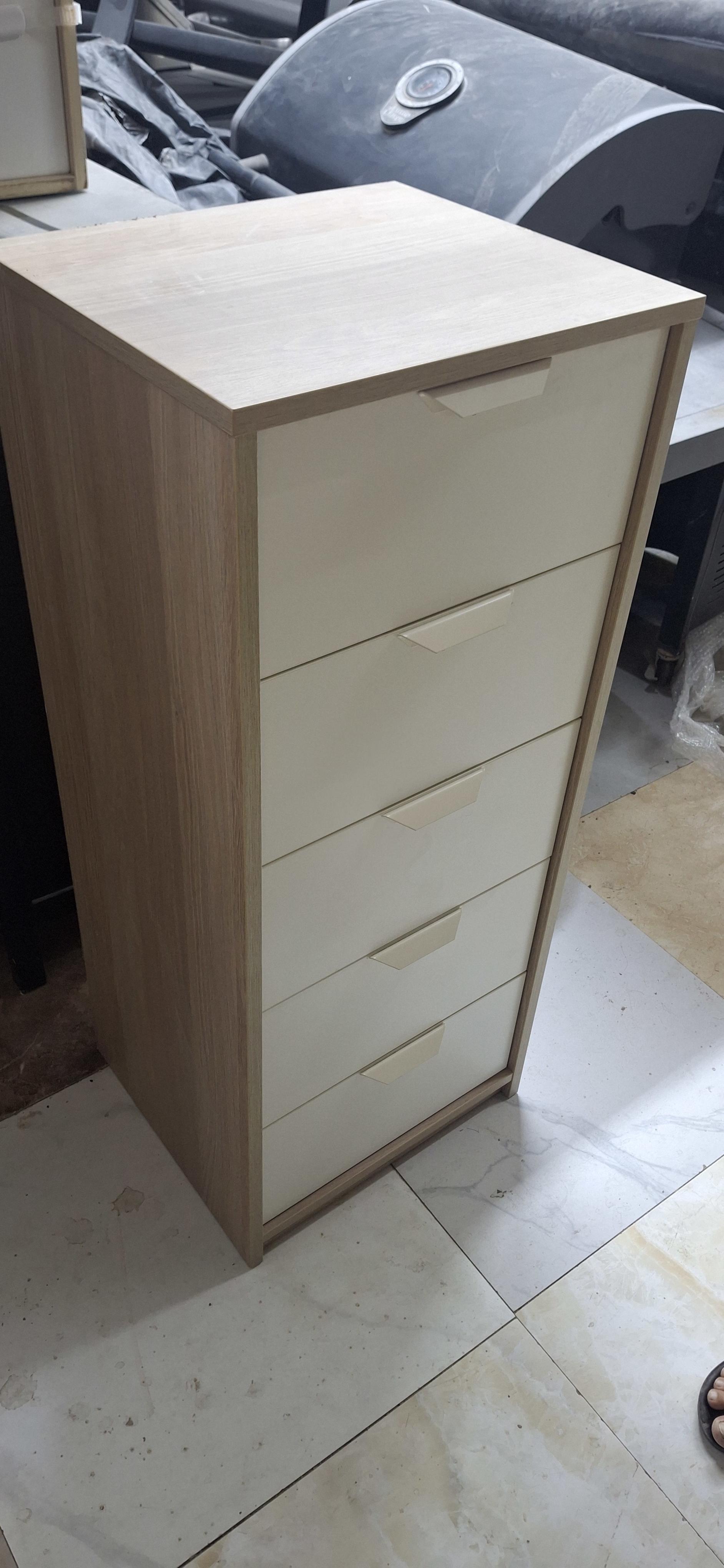 Used Chest of Drawers 5-Drawer White Oak