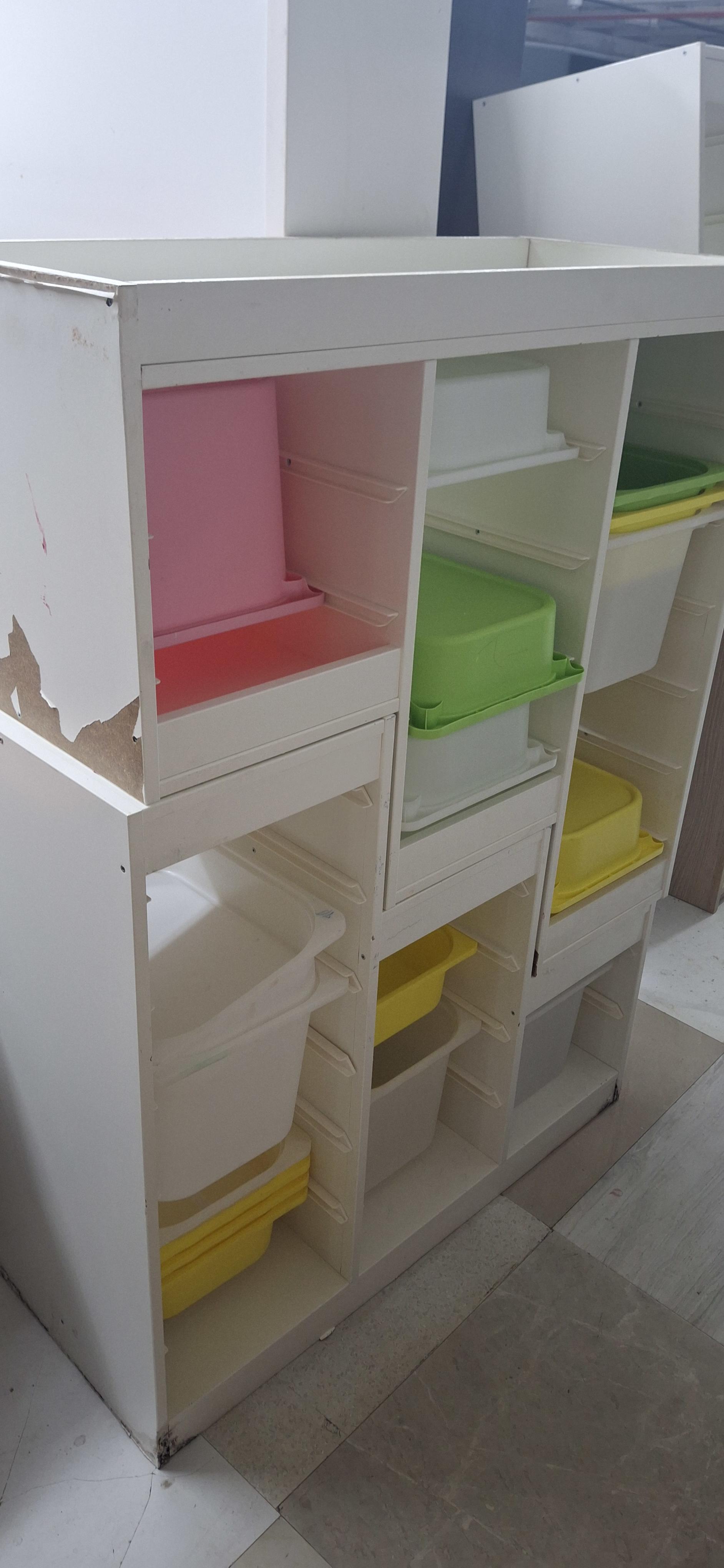 Used Bufaisal Storage Shelf Unit White