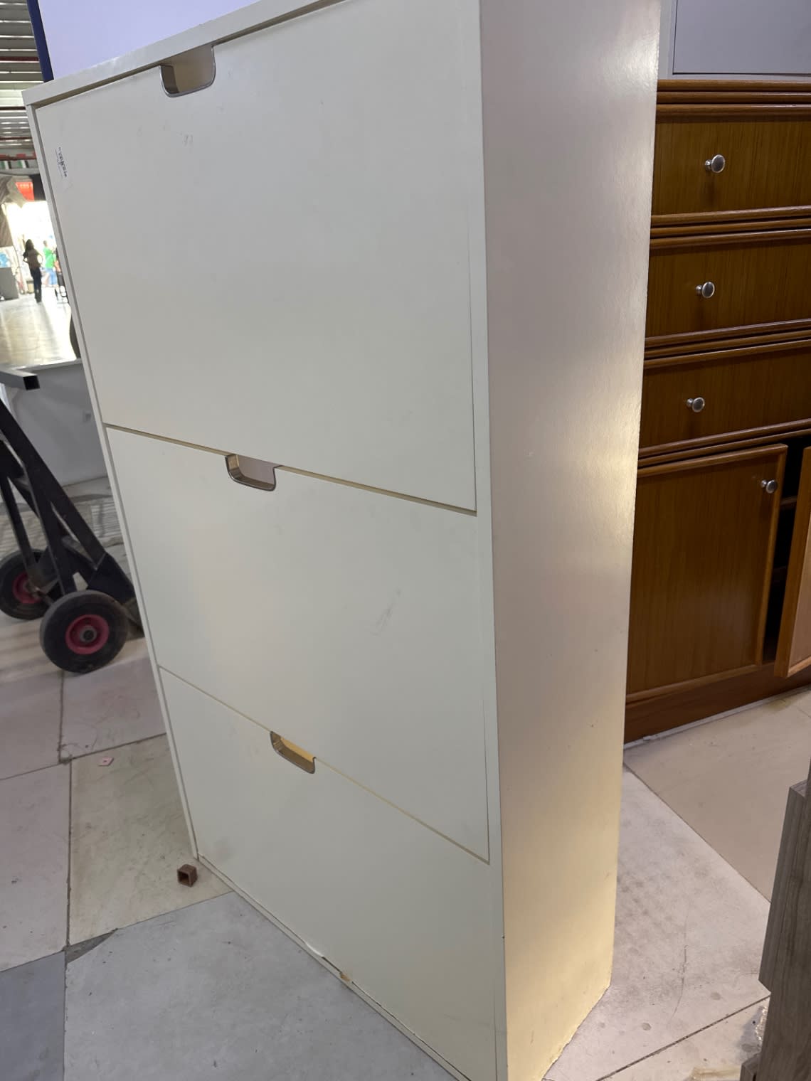 3-Door Flip-Down Shoe Rack 3