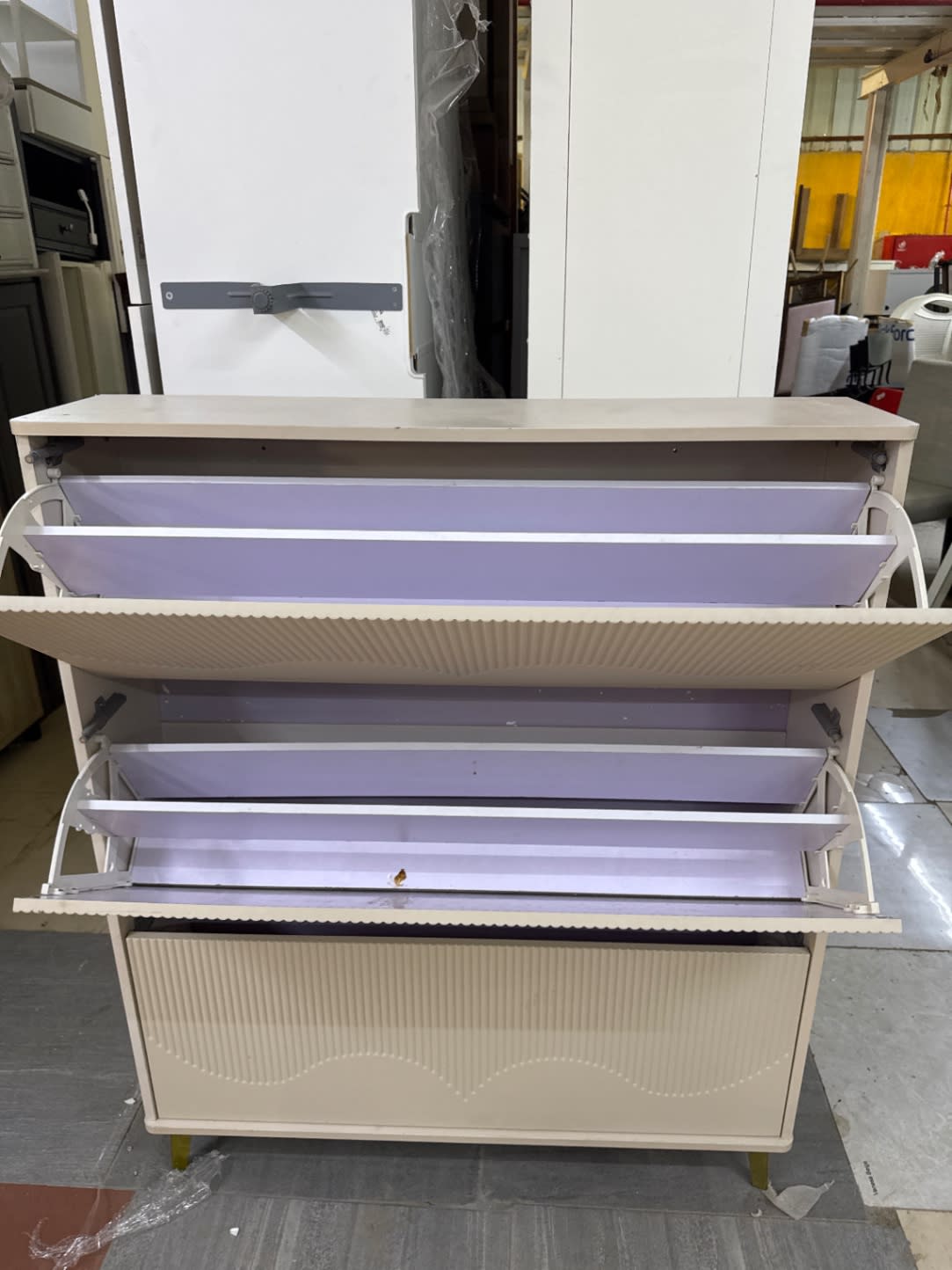 3-Compartment Shoe Rack 2
