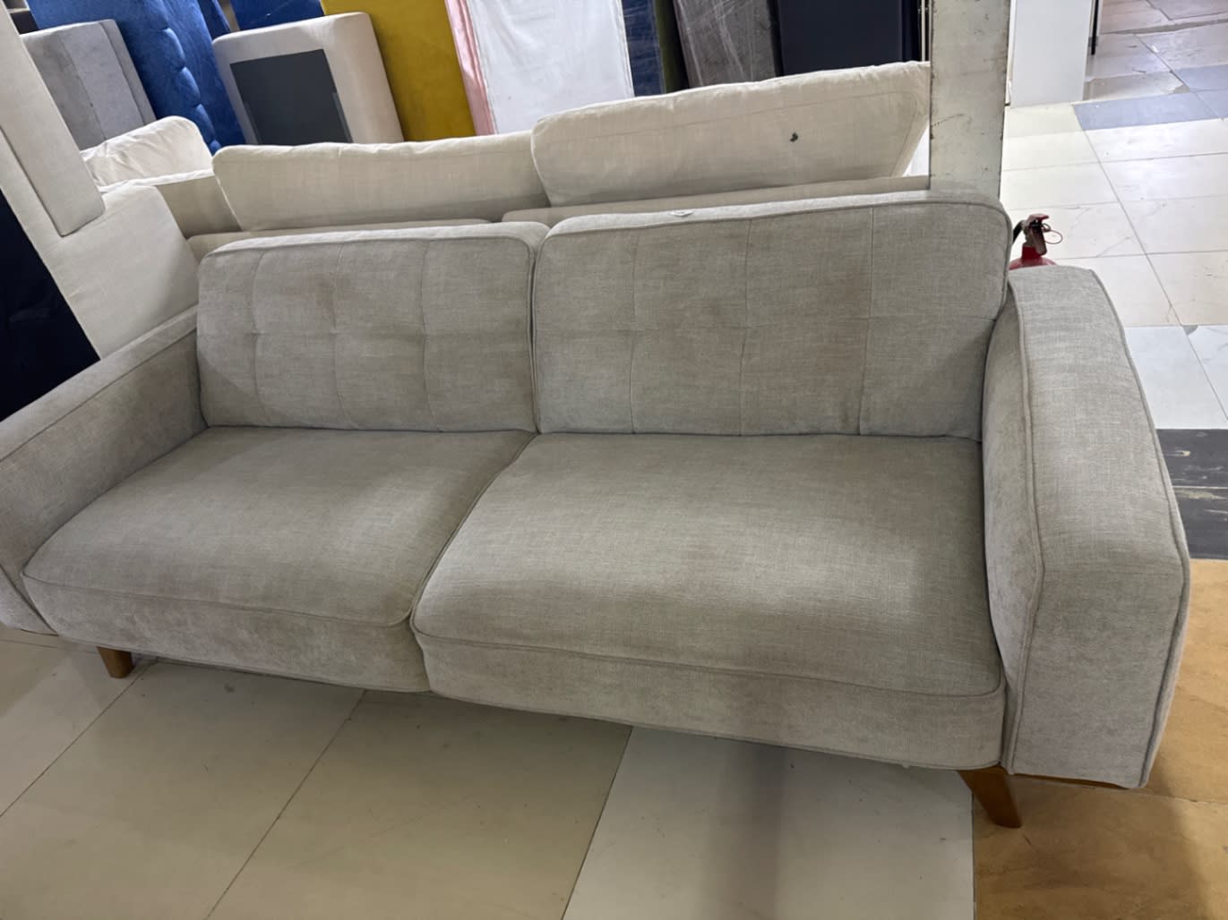2-Seater Fabric Sofa