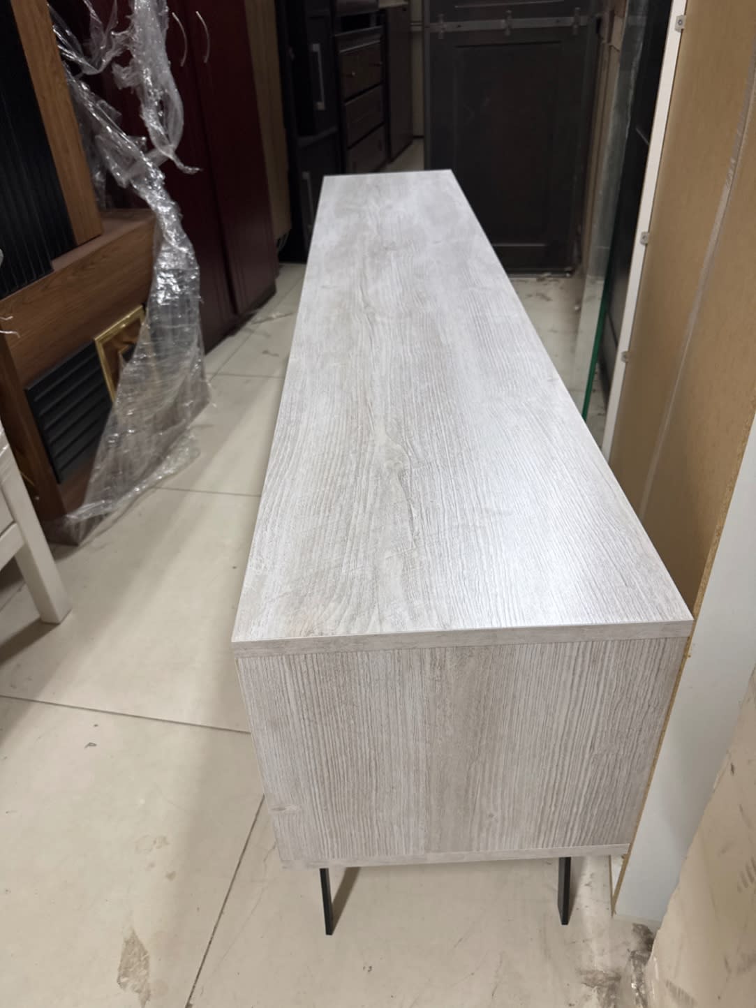 TV Unit with Drawers and Open Shelf 3