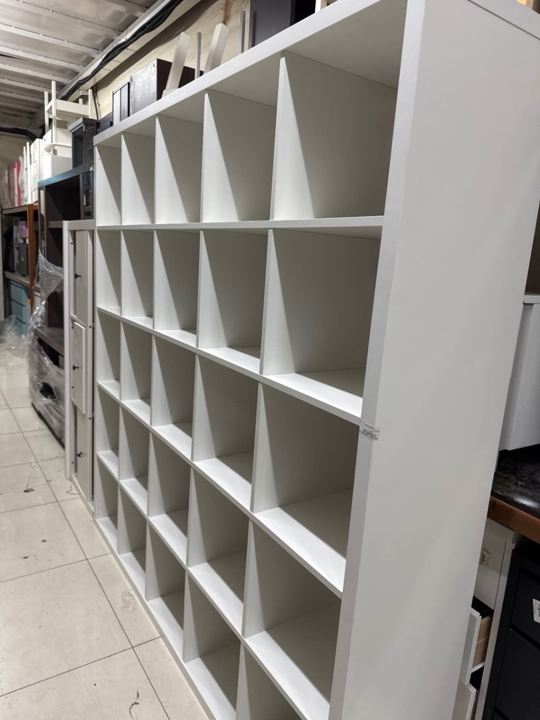 Open Cube Bookshelf White