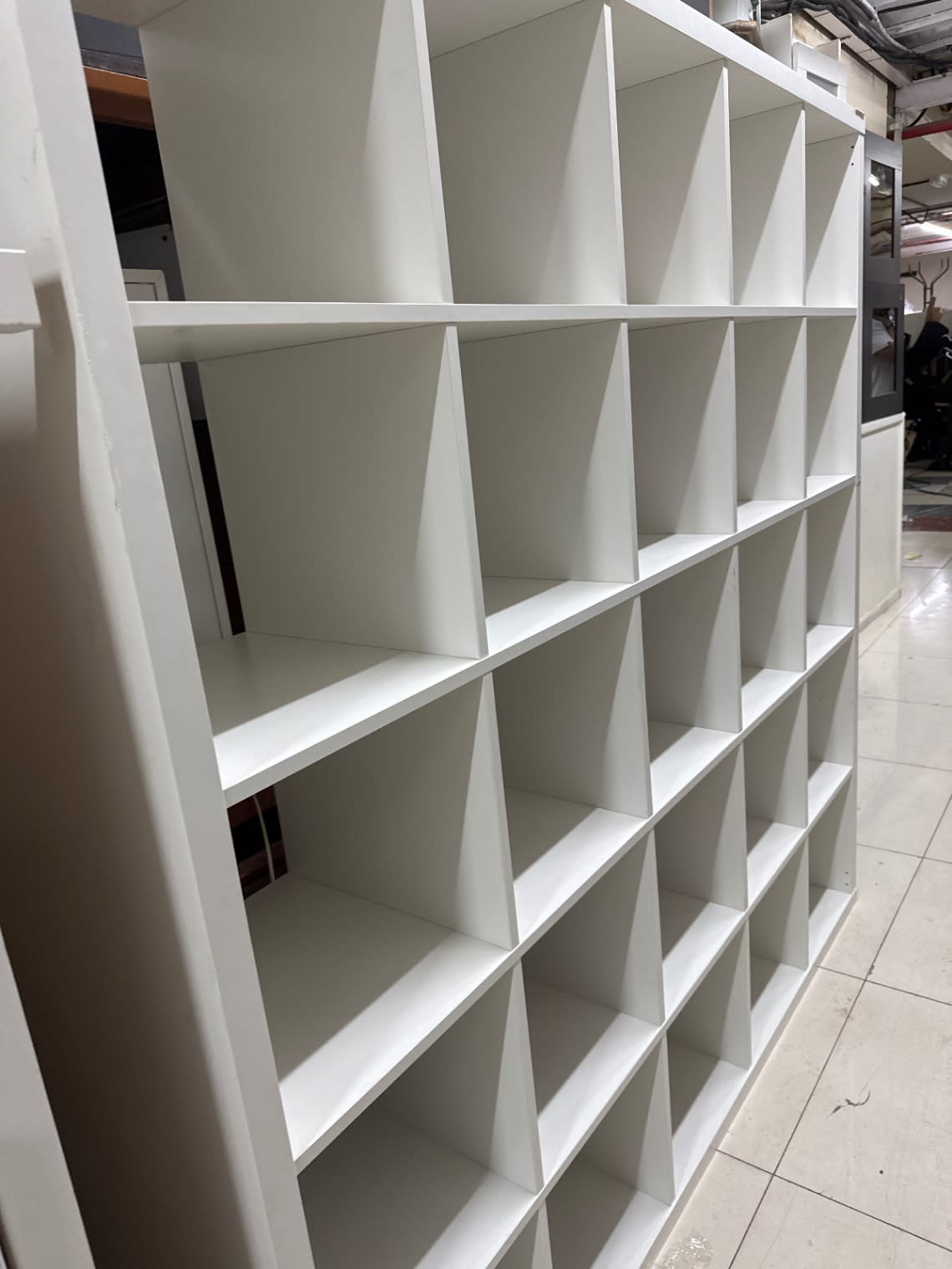 Open Cube Bookshelf White 3