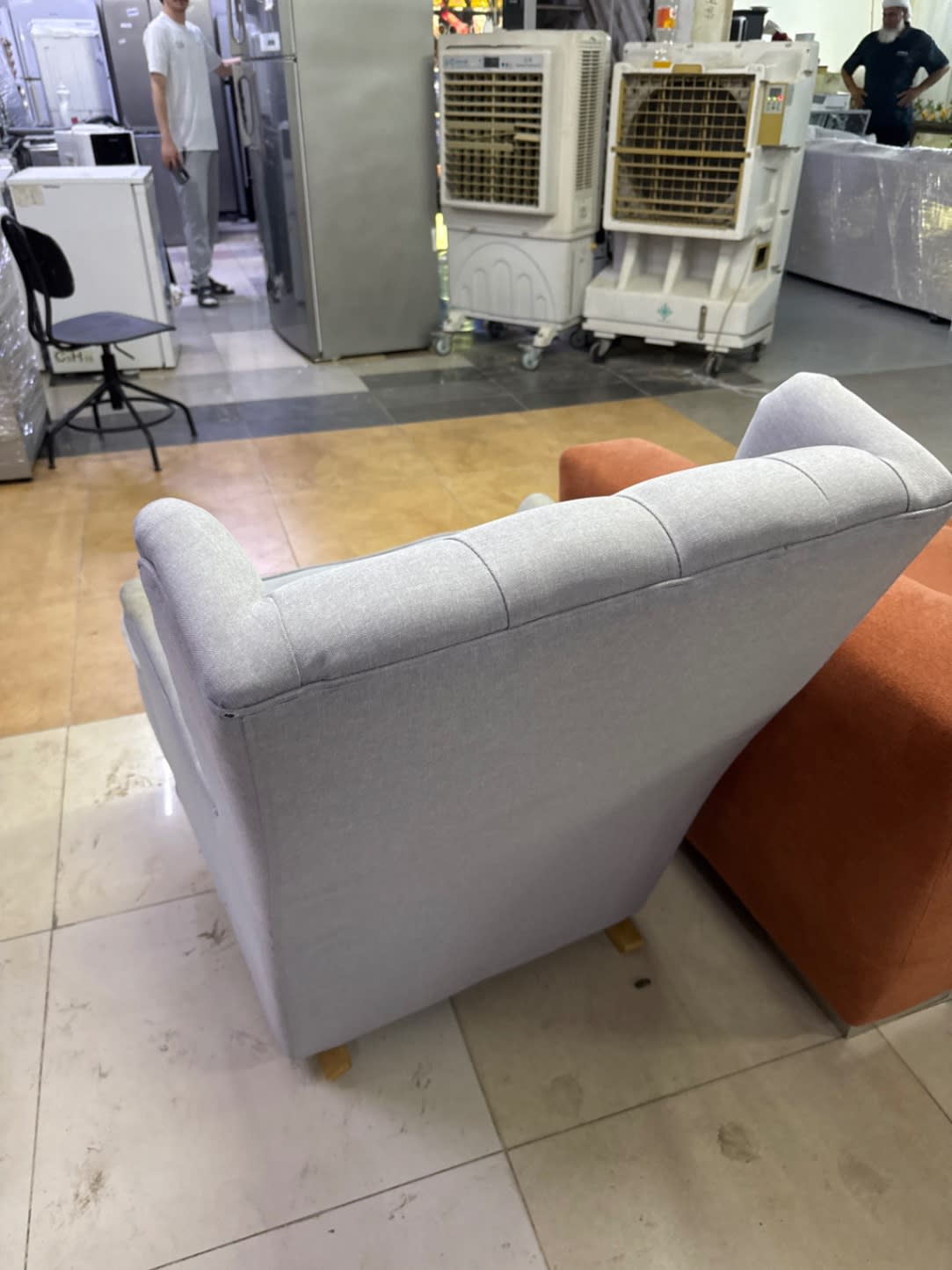 Wingback Rocking Armchair 3