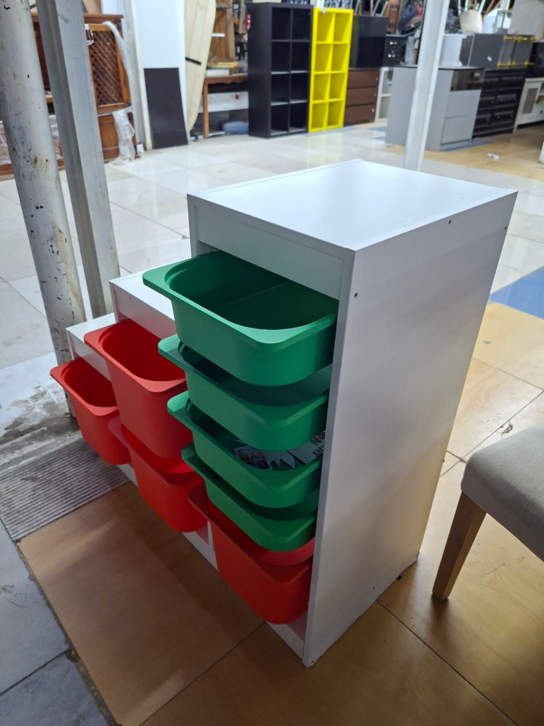 Kids Toy Storage Unit with Bins