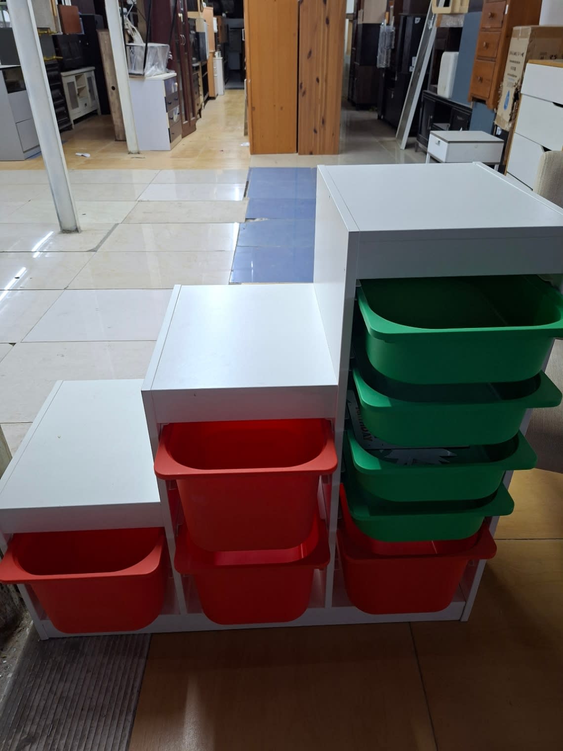 Kids Toy Storage Unit with Bins 2