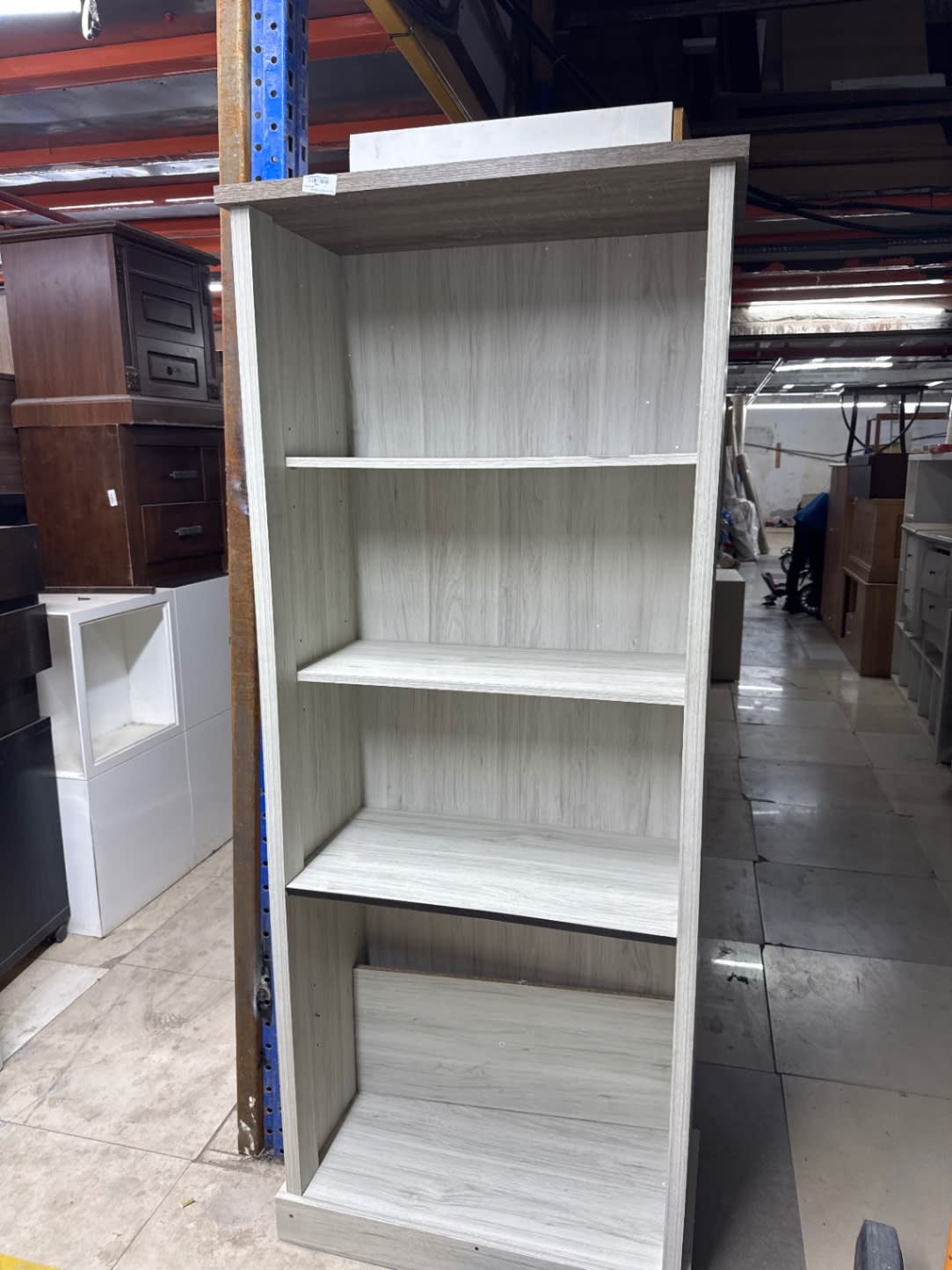 4-Shelf Open Bookcase