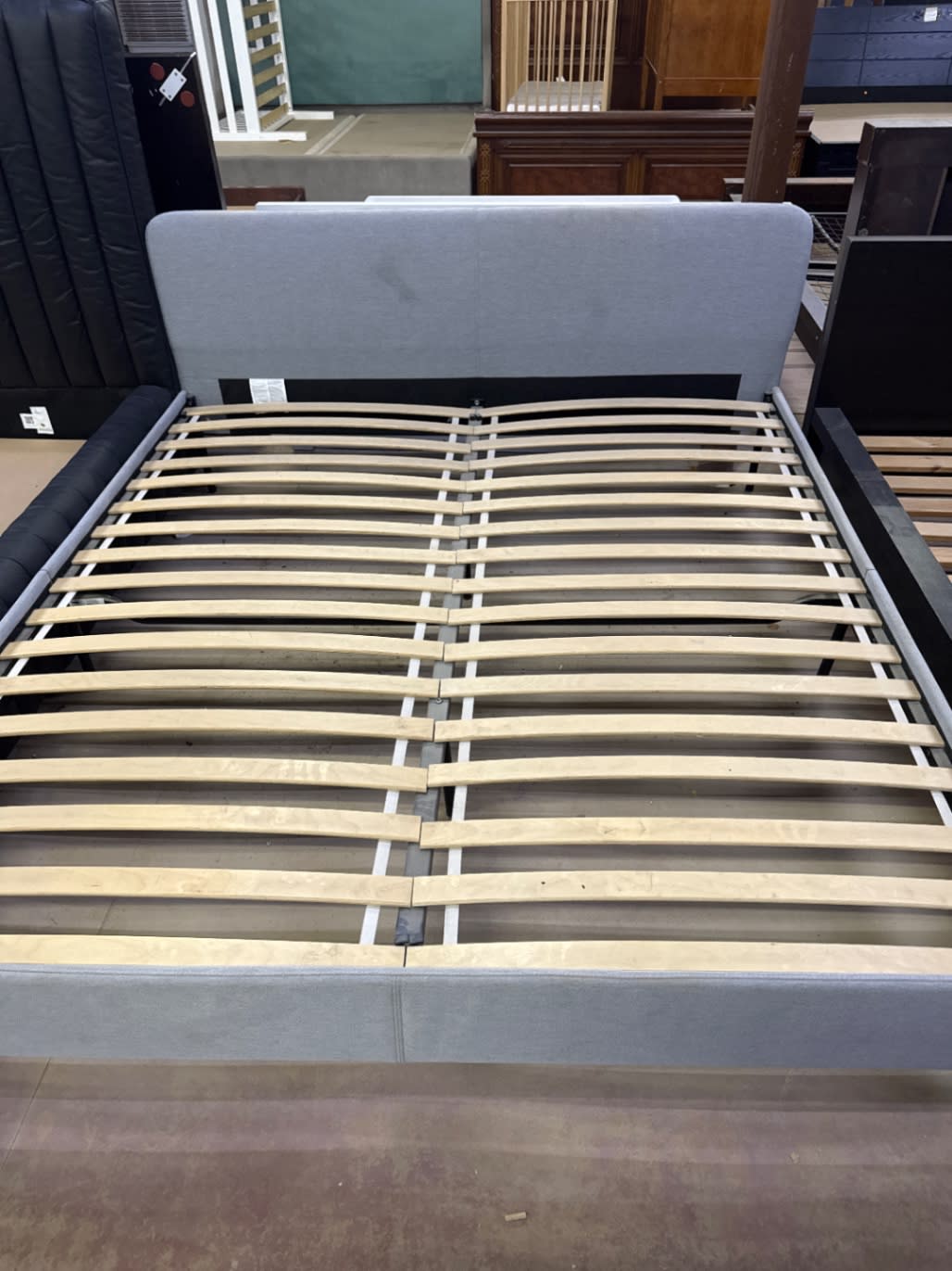 Upholstered Queen Bed Frame 2