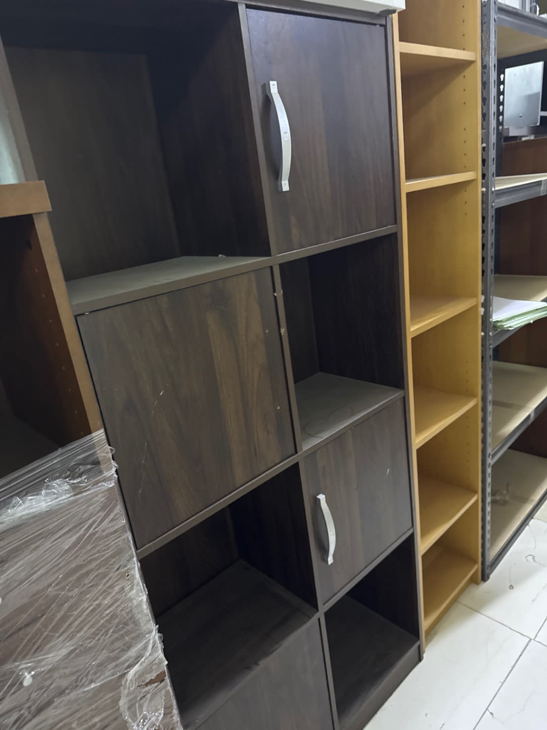 Storage Cabinet with Open Shelves 3