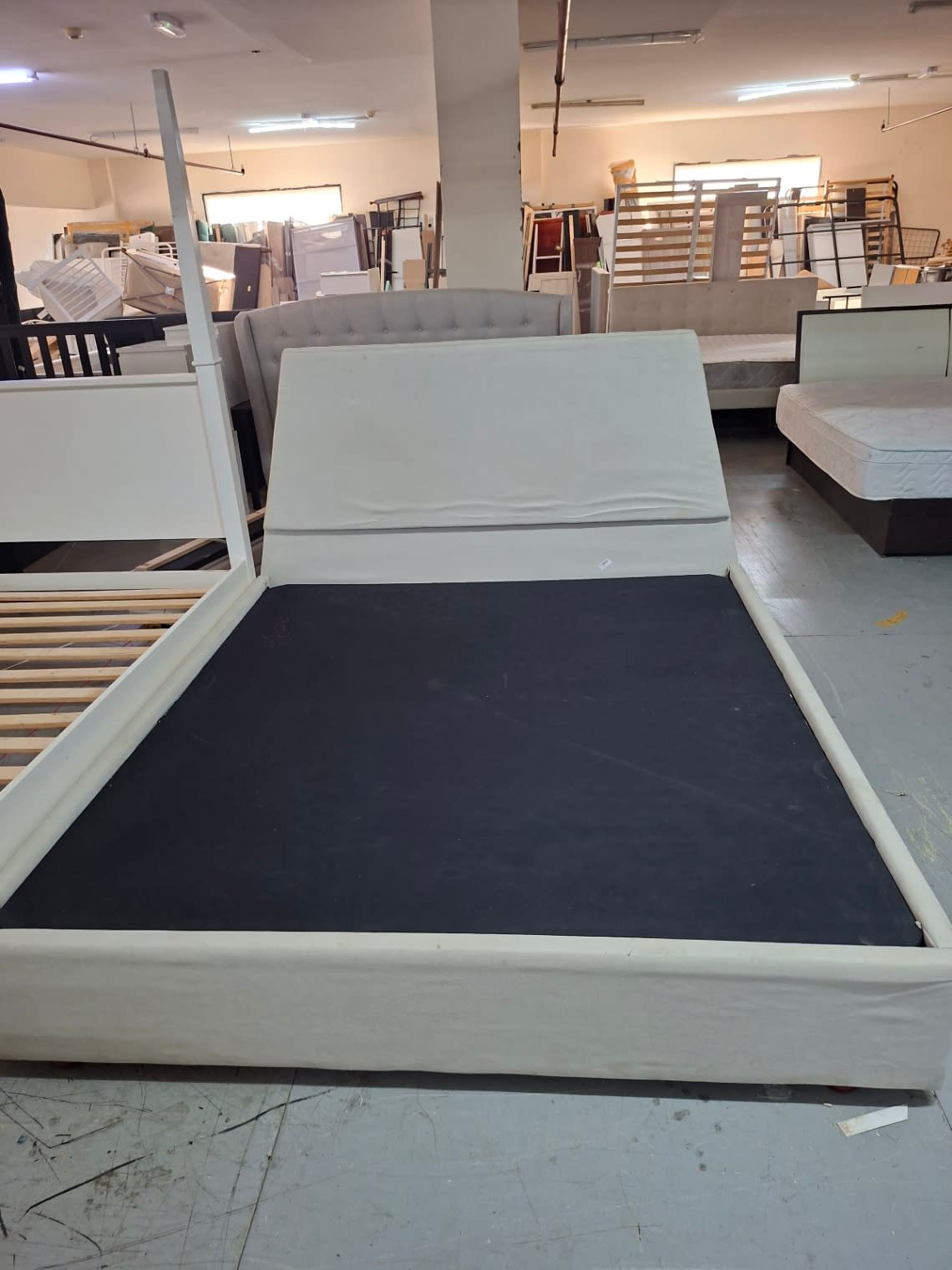 King Bed Frame with Storage Drawers