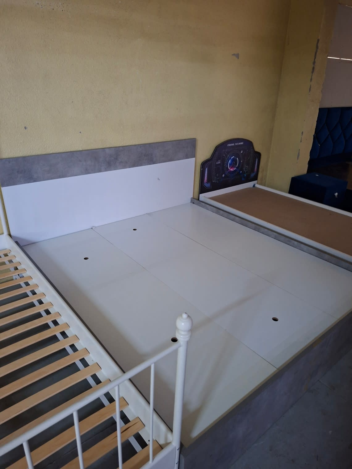 Queen Bed Frame with Storage Base 3