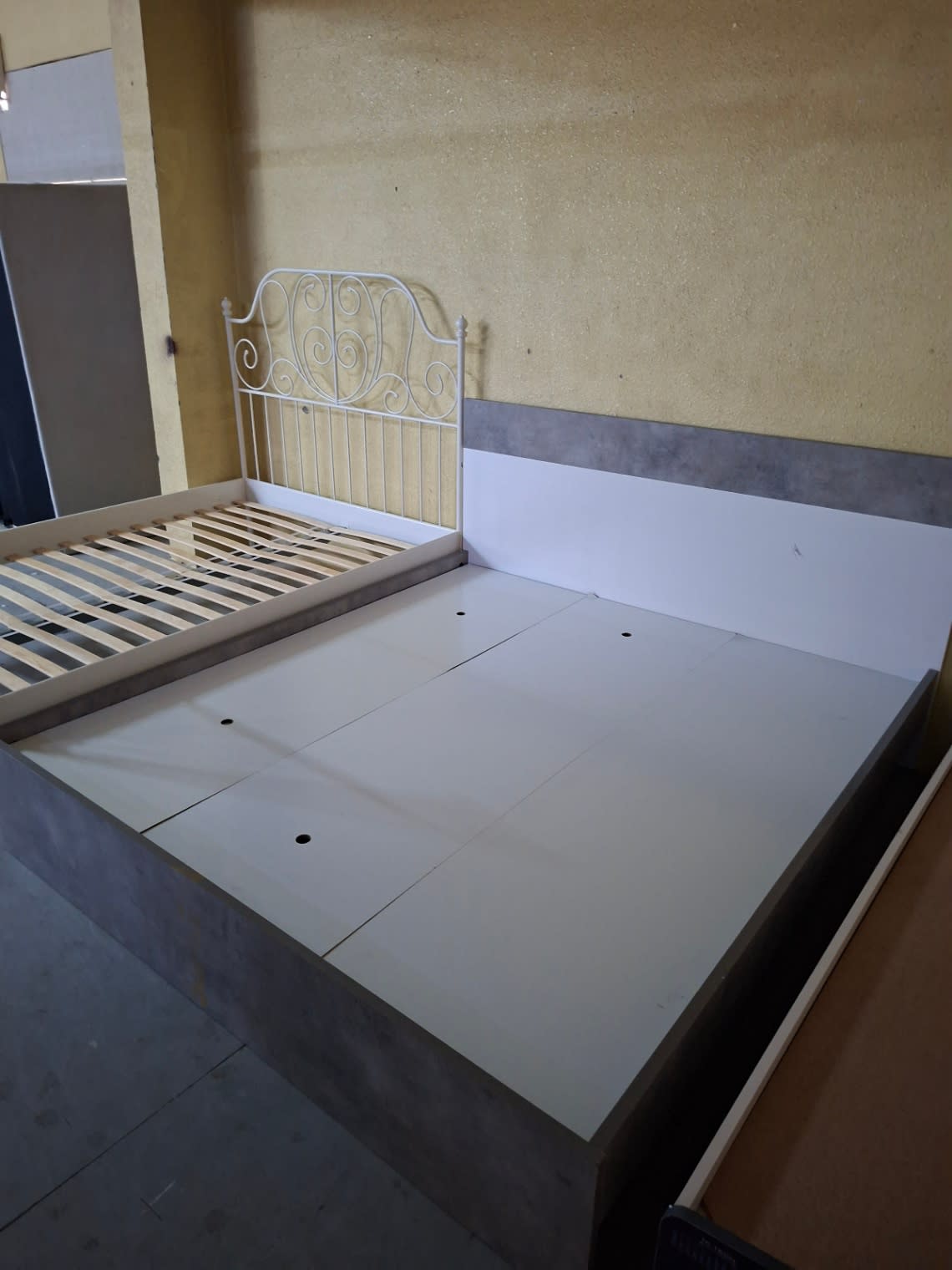 Queen Bed Frame with Storage Base 2