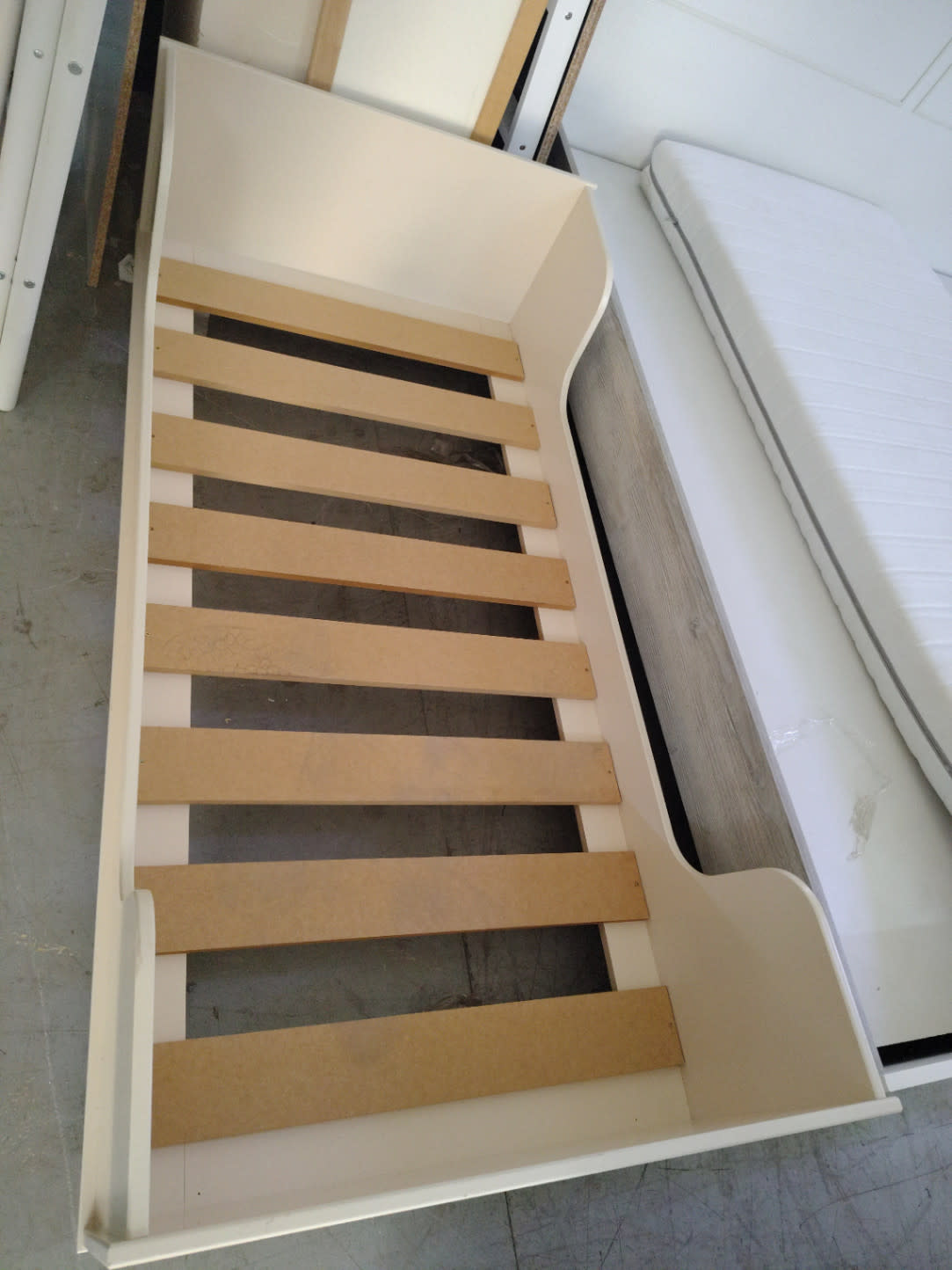 Kids Single Bed Frame White