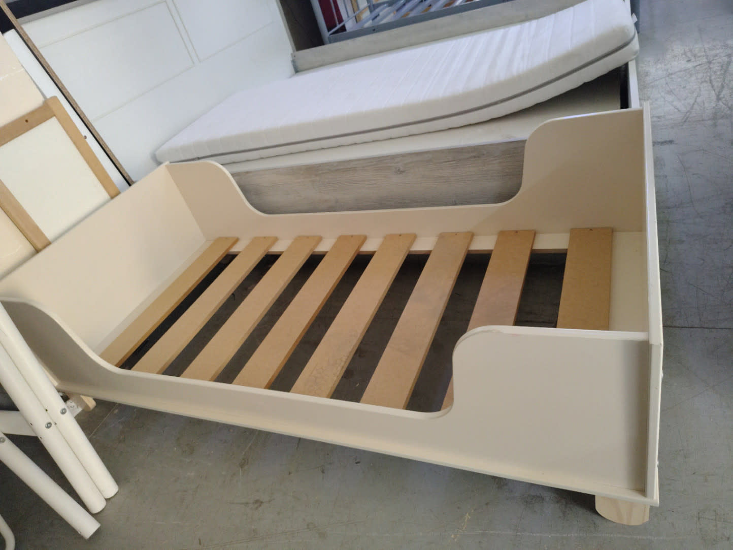 Kids Single Bed Frame White 2