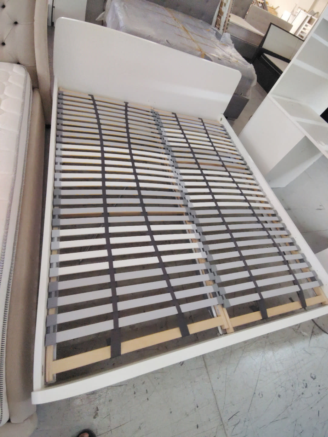 Queen Bed Frame with Slatted Base 2