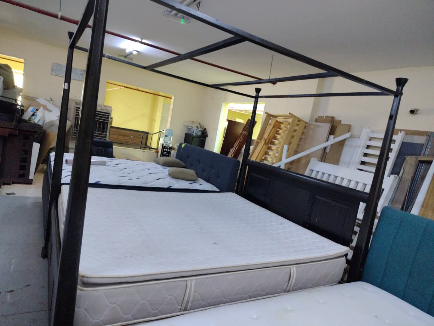 Four-Poster Canopy Bed Frame